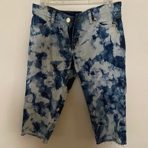 Tory Burch blue tye/dye Capri 29